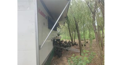 可移动非笼养鸡舍开展林下养殖，，，助力林下经济